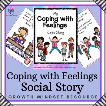 My Coping with Feelings Book - Visual Social Narrative & Activities SPED