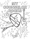 My Counselor Rocks Coloring Pages
