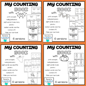 Preview of My Counting Book Bundle