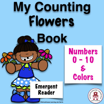 Preview of My Counting Flowers Book - Emergent Reader