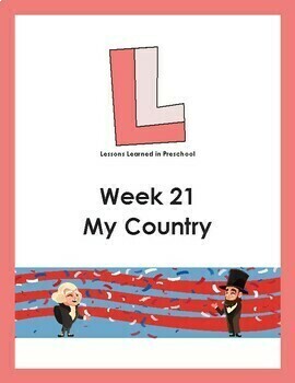 Preview of My Country Preschool Lesson Plan