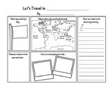 My Country Report Graphic Organizer