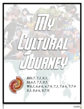 Preview of My Cultural Journey Narrative Writing Story and New Superhero Comic Book Project