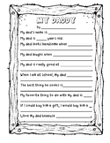 My Daddy Dad Poem for Father's Day Template