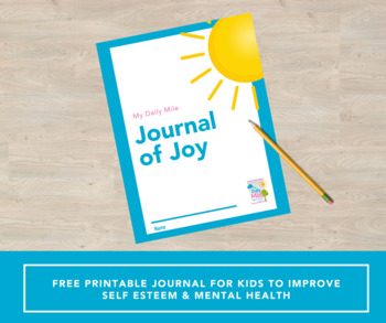 Preview of Journal of Joy - mental health writing journal