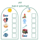 My Daily Routine Chart - With Pictures