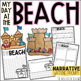 My Day At the Beach Sandcastle Craft and Ocean Themed Writ