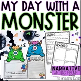 My Day with a Monster Craft, October Writing Prompt and Ha