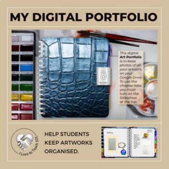 Preview of My Digital Portfolio helps students keep work in one place