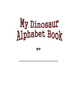 Preview of My Dinosaur Alphabet Book