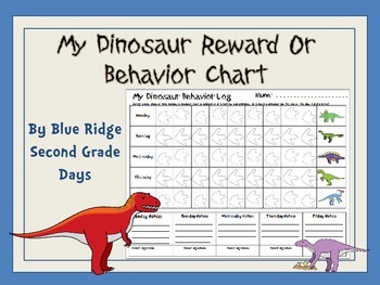Dinosaur Reward Chart Printable