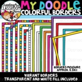 My Doodle Colorful Borders Clipart (TpT Sellers Clipart)