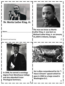 Preview of MARTIN LUTHER KING JR