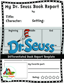 Preview of My Dr. Seuss Book Report