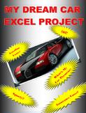 My Dream Car:  A Microsoft Excel Project