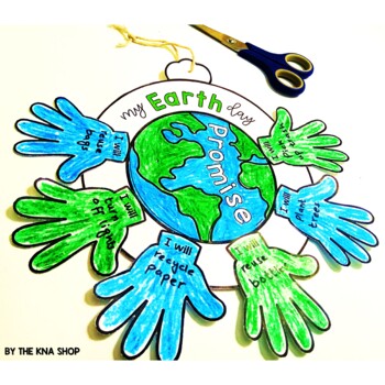 My Earth Day Promise Writing Craft Coloring Earth Day Craftivity