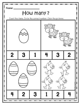 My Easter Mini Book - No Prep - Preschool worksheets by Teacher Buddy ...