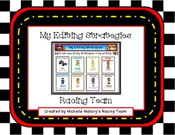 Preview of My Editing Strategies Racing Team (A Tiered Common Core Aligned Unit)