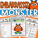 My Embarrassed Monster, an identifying emotions activity.