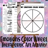 My Emotions Color Wheel - Therapeutic Art Activity