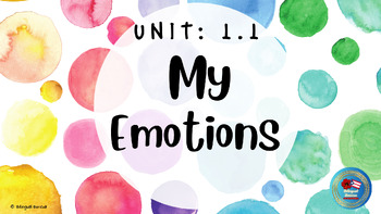 Preview of My Emotions Presentations- Unit 1.1 My Emotions