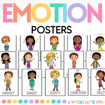 Student Emotion Posters - Classroom Decor Special Education ...