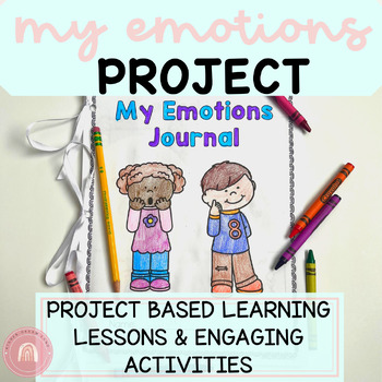Preview of My Emotions Project Google Slides™ Lessons, Activities, & Centers BUNDLE