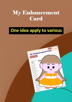 Preview of My Enhancement Card : One idea apply to various