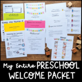 My Entire Preschool Welcome Packet