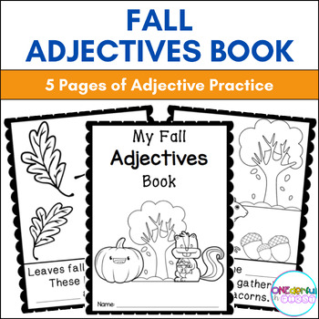 Preview of My Fall Adjectives Book