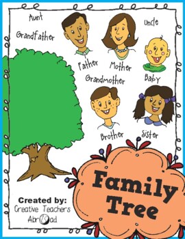 Preview of My Family Tree Mini Book Emergent Reader + Activity Bundle