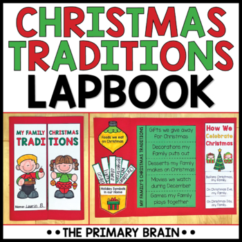 Preview of Christmas Writing Activities | Family Traditions Lapbook Keepsake Project Craft