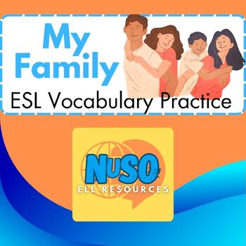 Preview of My Family- ELL Vocabulary Resource