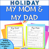 My Family Questionnaire Writing Activity - Father's Day Ca