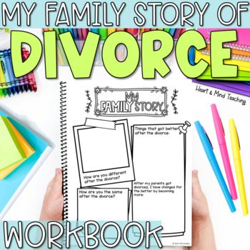 Preview of My Family Story of Divorce - Divorce Workbook