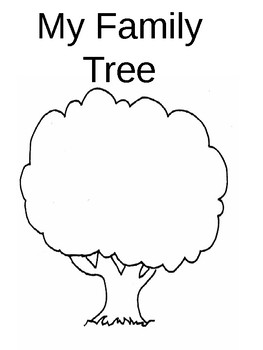  My Family Tree Worksheet  by Miss Practical Teacher 