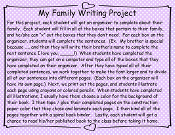 creative writing about family