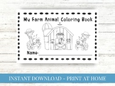 My Farm Animal Coloring Books - Animal Coloring Pages Prin