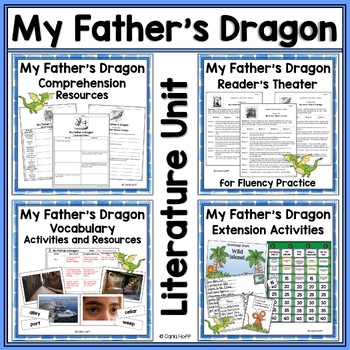 Preview of My Father's Dragon Novel Study Literature Unit