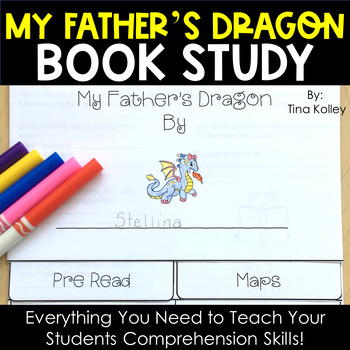 Preview of My Father's Dragon Novel Study Print and Digital Unit