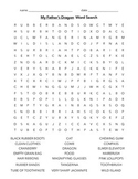 My Father's Dragon Word Search