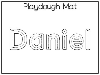 the name daniel in bubble letters