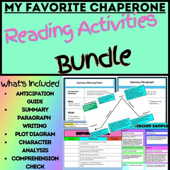 Preview of My Favorite Chaperone Reading Activities Bundle