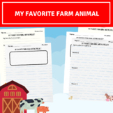 My Favorite Farm Animal Writing Project