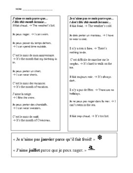 My Favorite Months Worksheet by Issie's Classroom | TpT