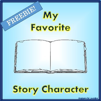 Preview of My Favorite Story Character-Freebie