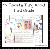 My Favorite Thing About Third Grade {End of the Year Writing}