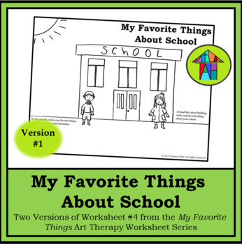 Preview of "My Favorite Things About School" Worksheet Packet