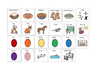 My Favorite Things Activity - Complete the Sentence Visual Support (Autism)