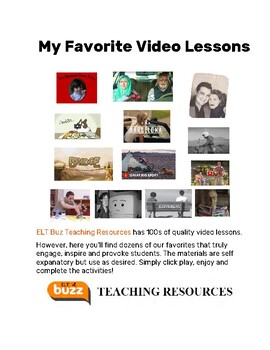 Preview of My Favorite Video Lessons. ELA. ESL. EFL. Writing. Film. Bundle. Multimedia.
